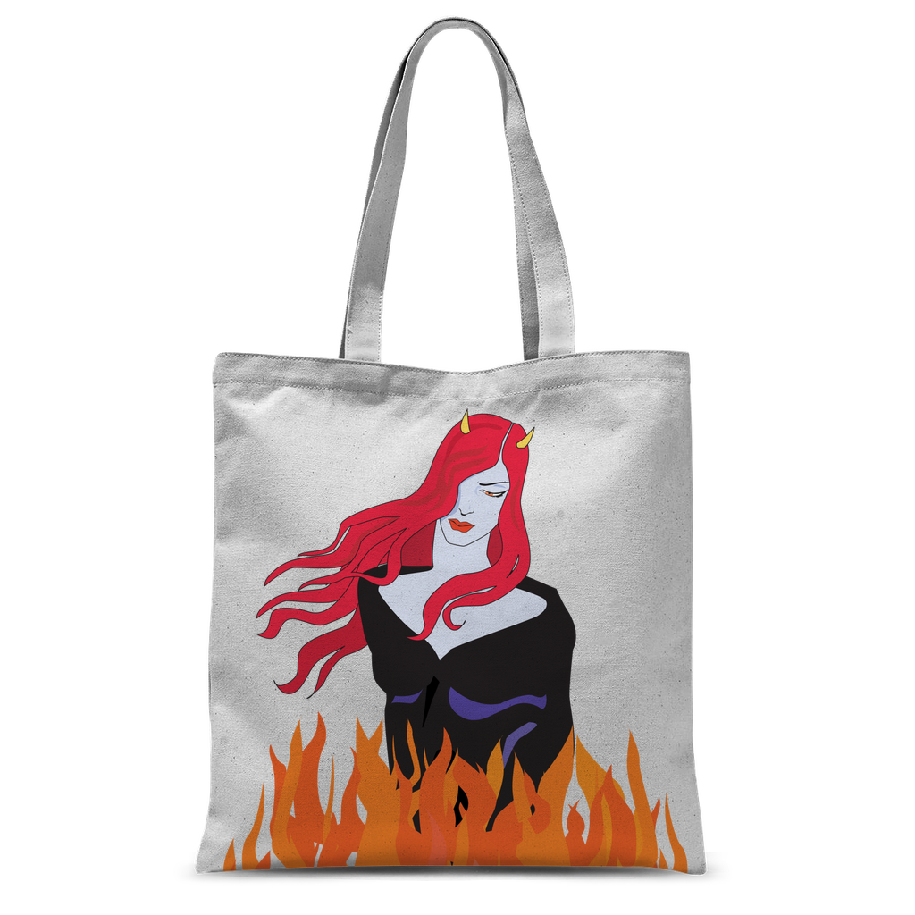 on fire Classic Sublimation Tote Bag