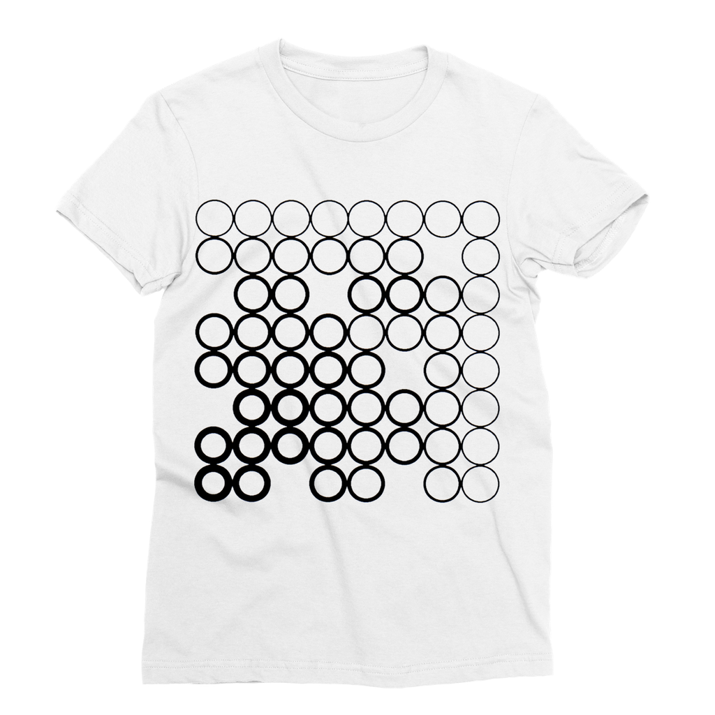 Circles Black Sublimation T-Shirt